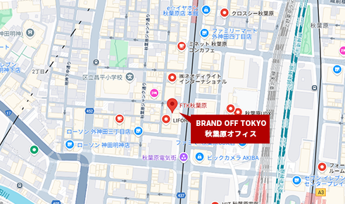 秋葉原オフィスMAP