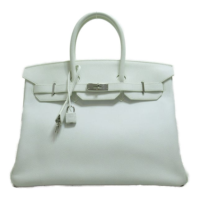 HERMES バーキン35 ブラン ハンドバッグ